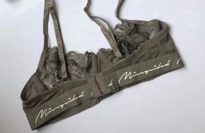 Missguided Olive Lace Detail Bra