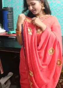 Elegant Red Saree