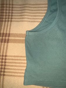 Cute Green  Crop Tank Top