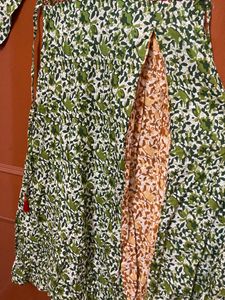 Branded Kurta In Frock Pattern