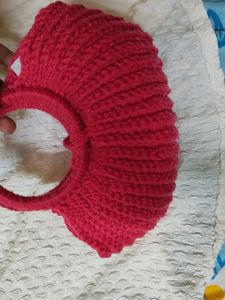 Red Knitted Handbag