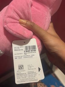 Pink Penguin Plush Toy