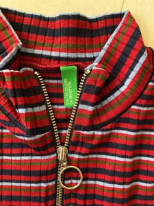 UCB Striped Long Sleeve Top/ Swearshirt