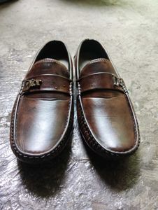 Brown Leather Loafers