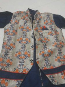 Boys' Festive Kurta Set with Jacket