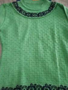 Green Knitted Sweater