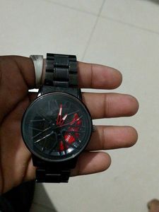 Stylish Black Wrist Watch