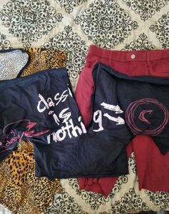 Set Of 2 Party Tops✨️ (Free Shorts) 🎀🎀