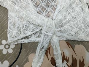 Lace Tie Front Cardigan