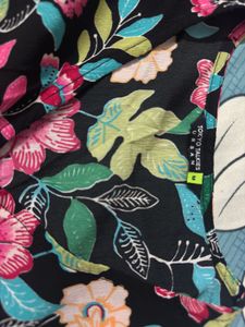 Floral Print Wrap Dress
