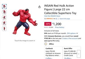 Red Hulk Action Figure