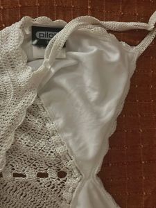 Hand Knitted Crocheted Top