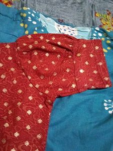 Multi Colour Saree With Blouse