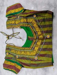 Multi color Silk blouse