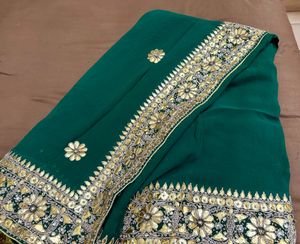 Heavy Gota Work Saree
