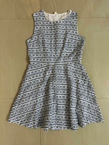 Patterned Fit & Flare Dress
