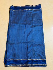 maharashtrian dark blue saree