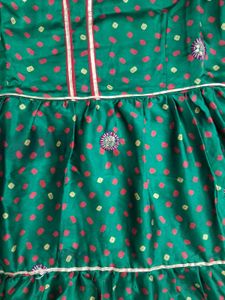 Green Tiered Dress