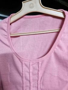 Pink Long Sleeve Bodysuit