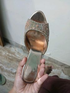 Sparkly Gold heels