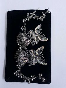 Butterfly Jhumka Earrings