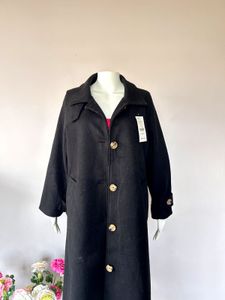 Black overcoat