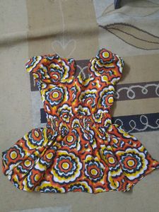 Floral Print Dress Size-M