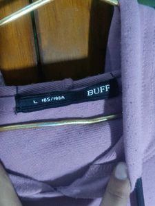 Lilac Diagonal Stripe Hoodie