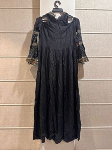 Elegant Black Ethnic Gown