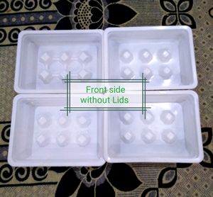 20 Plastic Empty Boxes