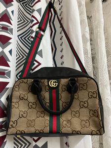 Gucci Handbag And Pink Sling Bag Combo