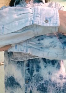 Tie-dye Denim Shirt