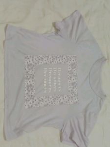 Crop Lavender T Shirt