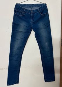 Dark Blue Denim Jeans