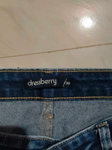 Women Dress berry Blue Colour Jeans