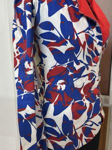 DENIM Floral Print Blazer