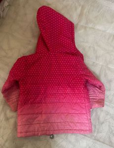 Pink Polka Dot Winter Jacket
