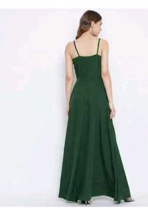 Elegant Green Maxi Dress