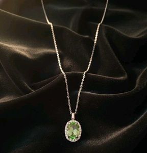 Elegant Ruby Pendant Necklace