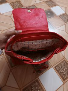 Red Bagpack For Women