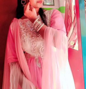 Price - 580  rs Only🥳 Long Designer Neck Work Gow