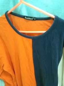 Color Block Long Sleeve Tee