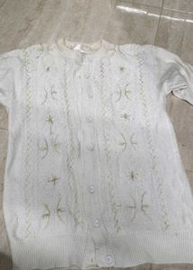 Vintage Embroidered Cardigan Sweater