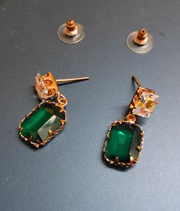Pretty Emerald Earrings
