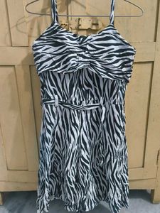 Zebra Print Dress For Women