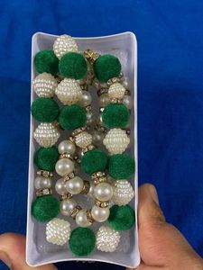 Stunning Beaded Long Chain With Hand Kada