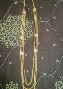 Gold Tone Layered Necklace