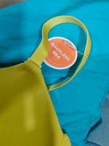 Yellow Backless Brand New Bra