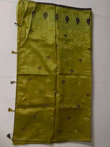 Elegant Olive Green Saree