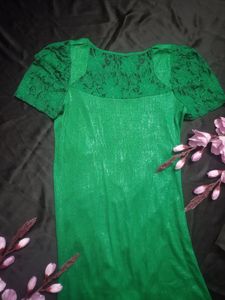 Shimmery Ruffled Dress